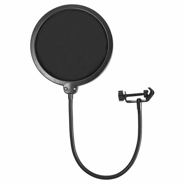 5 Core 5 Core Microphone Pop Filter - 360 Degree Gooseneck Clip - 6 Inch Dual Layered Wind Pop Screen POP FILTER